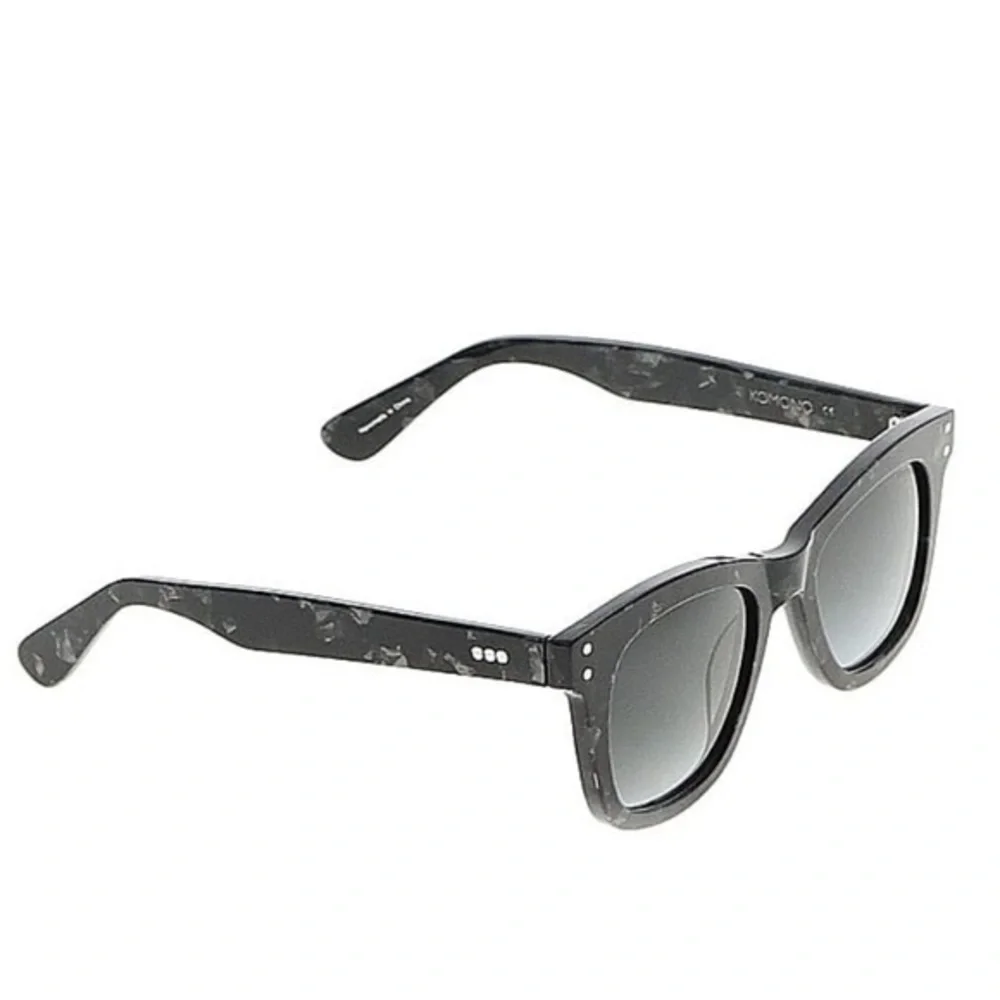 Komono sunglasses NEW Allen Black Marble wayfarer